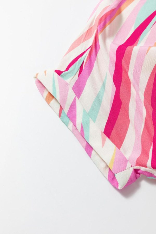 Blouses | Multicolour Abstract Print High Low Blouse - Women - Image 5