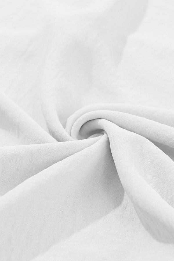 Blouses | White Notched Neck Batwing Sleeve Blouse - Women - Image 7