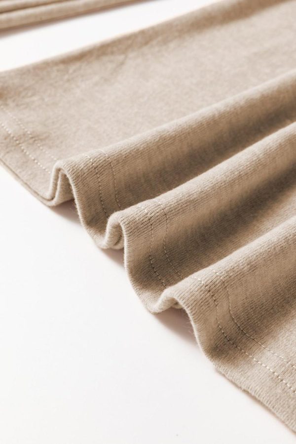 Long Sleeve Tops | Parchment Seam Detail Lace Contrast Cuffs Raglan Sleeve Top - Women - Image 7