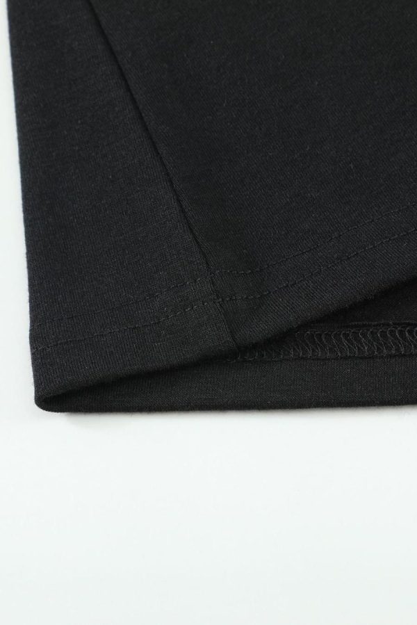 Sleeveless Tops | Black Solid Color Basic Crew Neck Tank Top - Women - Image 4