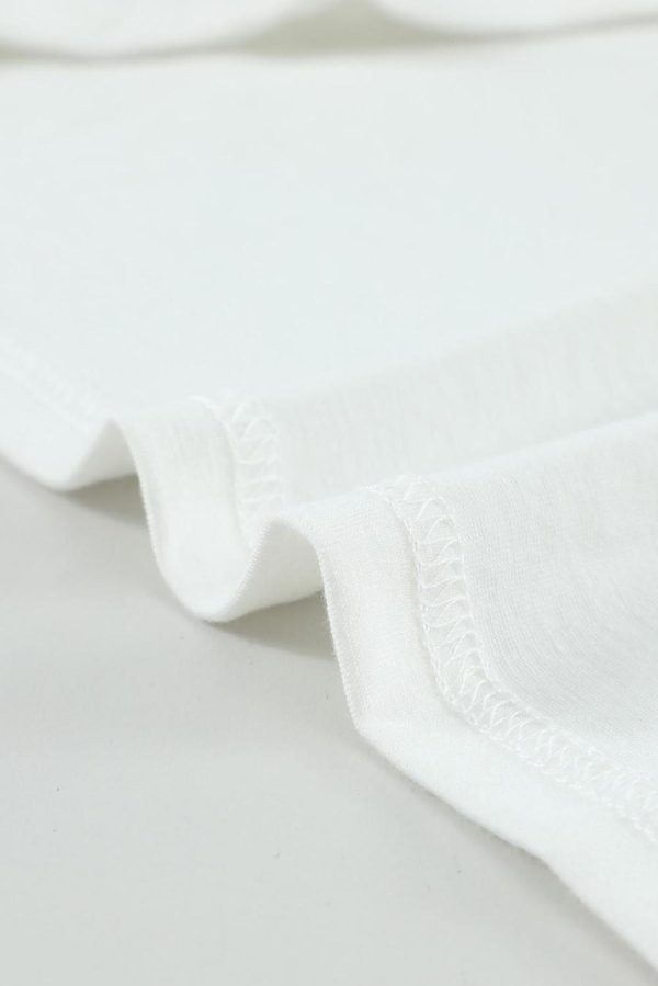 Sleeveless Tops | White Solid Color Basic Crew Neck Tank - Women - Image 4
