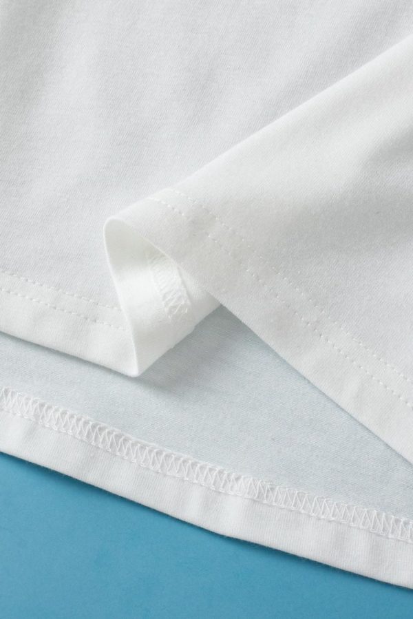 Sleeveless Tops | White Solid Color Crew Neck Pleated Tank Top - Women - Image 7