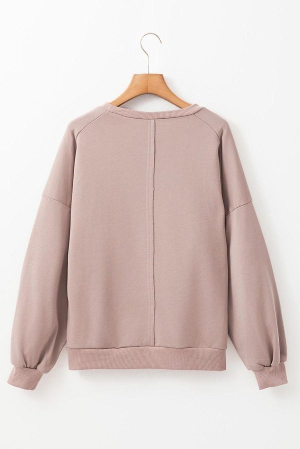 Sweatshirts & Hoodies | Goat Floral Peace Symbol Drop Shoulder Sweatshirt - Women - Image 2