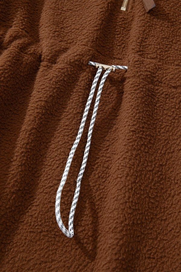 Sweatshirts & Hoodies | Straw Yellow Quarter Zip Fleece Pullover Sweatshirt - Women - Image 5