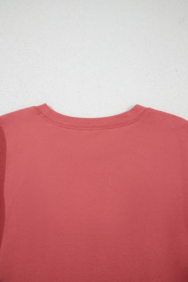 T Shirts | Mineral Red Nashville Music City Graphic Retro Fashion Tee - Women - Image 4